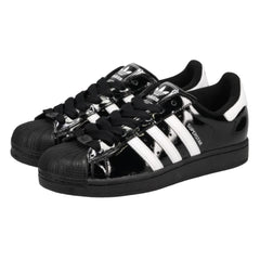 adidas Superstar II Black White Patent Leather