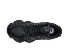 New Balance 9060 Triple Black Leather Sneakers