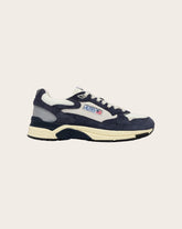 Hyperway Two-tone Suede Sneakers
