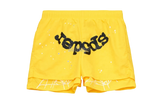 Sp5der Yellow OG Web Double Layer Short