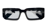 Prada Rectangle Grey Lens Sunglasses