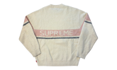 Supreme Brushed Stripe Ivory Sweater (PreOwned)