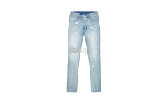 Ksubi Blue Van Winkle Trashed Dreams Jeans