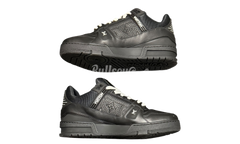 Louis Vuitton Trainer Black Embossed Monogram (PreOwned)