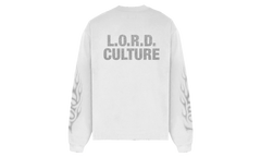 Lord Culture Flame Long Sleeve White T-Shirt