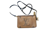Louis Vuitton Pochette Double Zip Crossbody Bag Monogram Giant Reverse (M69203)