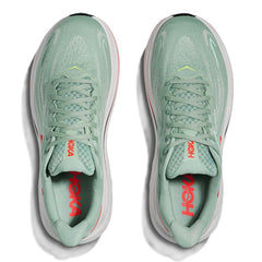 Hoka Clifton 10 Sage Neon Flame