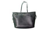 Louis Vuitton Empreinte Monogram Giant Neverfull MM Black Purse (PreOwned)