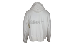 Palm Angels Gothic Logo White Hue Hoodie