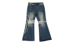 Raspberry Hills Script Logo Denim Jeans