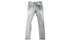 Ksubi Distressed Light Wash Blue Denim (PreOwned) (Flawed)