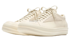 Rick Owens Vintage Low Scarpe In Pelle Milk Sneakers