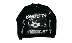 Vampstr Mommas Boy Thermal Black Longsleeve Black/Black T-Shirt
