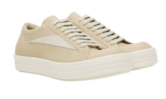 Rick Owens Vintage Low Parchment/Milk Sneakers