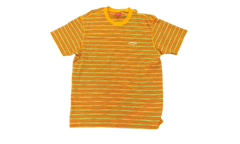 Supreme Waffle Yellow Striped T-Shirt