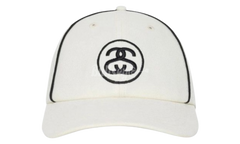 Stussy Low Profile Contrast Piping Snapback "Bone"