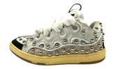 Lanvin Studded Leather Curb Sneaker White (PreOwned)