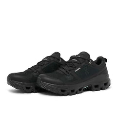 On Running Cloudrock Low Waterproof All Black