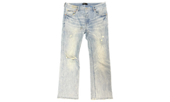 Purple-Brand P004 Distressed Bootcut Blue Jean (PreOwned)
