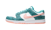 Nike Dunk Low Snakeskin Washed Teal Bleached Coral
