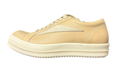 Rick Owens Vintage Low Parchment/Milk Sneakers