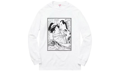 Supreme Sasquatch Fabrix Shunga White Longsleeve T-Shirt