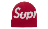Supreme Big Logo Beanie (FW25) Red
