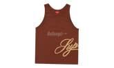 Supreme Mesh Script Brown Tank Top
