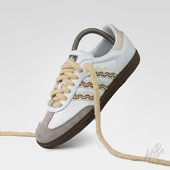 Beige Twine - Adidas Samba Custom