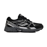 Saucony Ride Millenium Black Metallic Silver GS