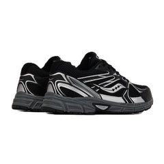 Saucony Ride Millenium Black Metallic Silver GS