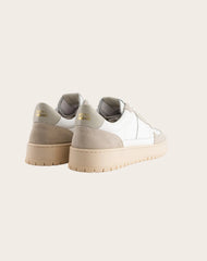 Low sneakers in nappa leather