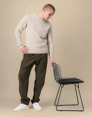 Low sneakers in nappa leather