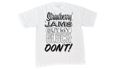 Strawberry Jams But My Glock Don't Rcade White T-Shirt