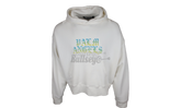 Palm Angels Gothic Logo White Hue Hoodie