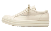 Rick Owens Vintage Low Scarpe In Pelle Milk Sneakers