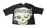 Mixed Emotions Pirate Black Cropped Shirt (PreOwned)