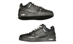 Louis Vuitton Trainer Black Embossed Monogram (PreOwned)