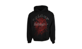 Sp5der OG Rhinestone Logo Black Hoodie