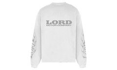 Lord Culture Flame Long Sleeve White T-Shirt