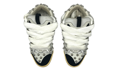 Lanvin Studded Leather Curb Sneaker White (PreOwned)
