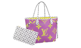 Louis Vuitton Monogram Giant (With Pouch) MM Lilac/ Yellow Lining (PreOwned) Bag