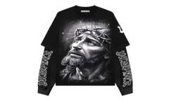 Vampstr Risen Thermal Black Longsleeve T-Shirt