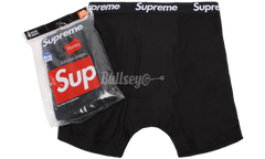 Supreme Hanes Boxer Briefs (4 Pack) Black