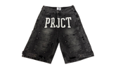 Project Capri Triple Pocket Black Jean Shorts