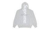 Supreme Satin Applique Grey Hoodie