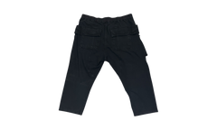 Rick Owen DRKSHDW Rig Creatch Cargo Cropped Drawstring Pants Black (PreOwned)