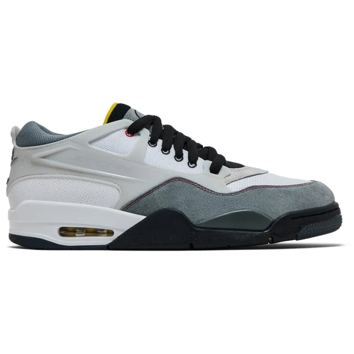 Jordan 4 RM Premium White Black Smoke Grey Fire Red