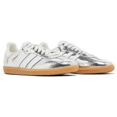 Adidas Samba OG Silver Metallic Cracked Leather (W)