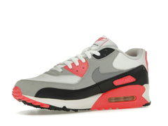 Nike Air Max 90 Infrared 2008 White Cement Grey Black Sneakers 333806-101